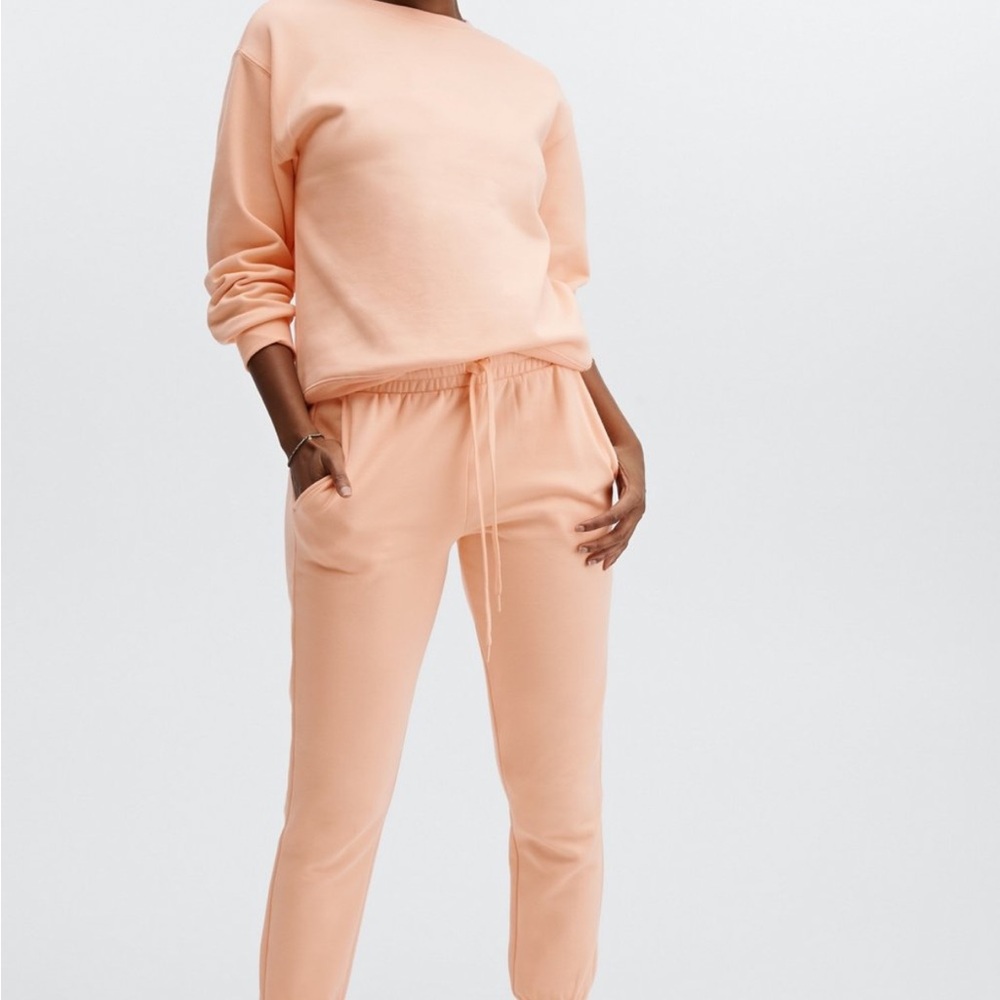 Fabletics Peach Go-To Classic Sweatpant